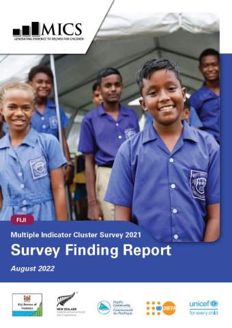 Cover of Fiji 2021 MICS report