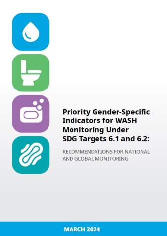 Priority gender specific indicators for wash monitoring