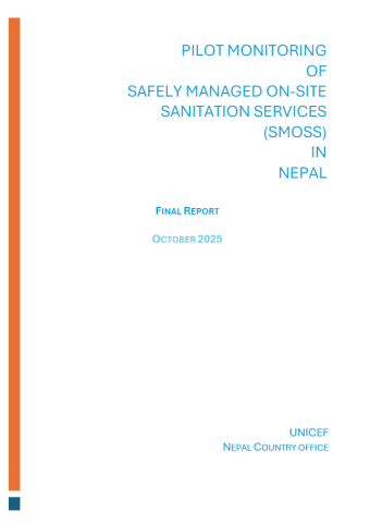 Cover page for Nepal SMOSS report
