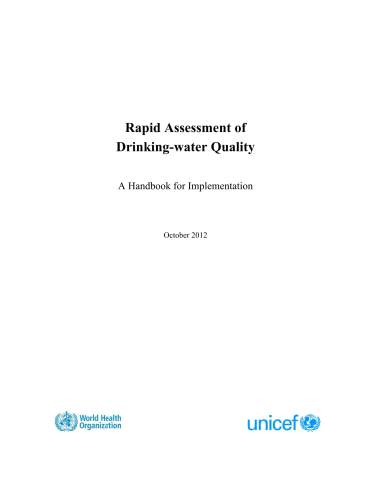 WHO UNICEF 2012 RADWQ Handbook Report