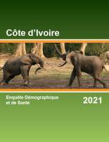 Cover of Cote d'Ivoire 2021 DHS report
