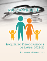 Report cover with picture of stethoscope and drawing of four family members