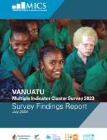 Report cover with three schoolchildren in green uniforms