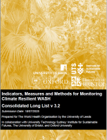 Image of tropical plants with a yellow wash and report title
