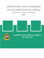 Report cover page showing the emblem of the National Statistical Office of Malawi 