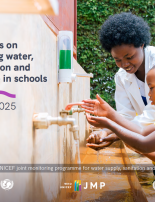 Cover showing school children washing hands